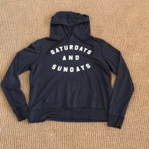 Women’s black lightweight sweatshirt